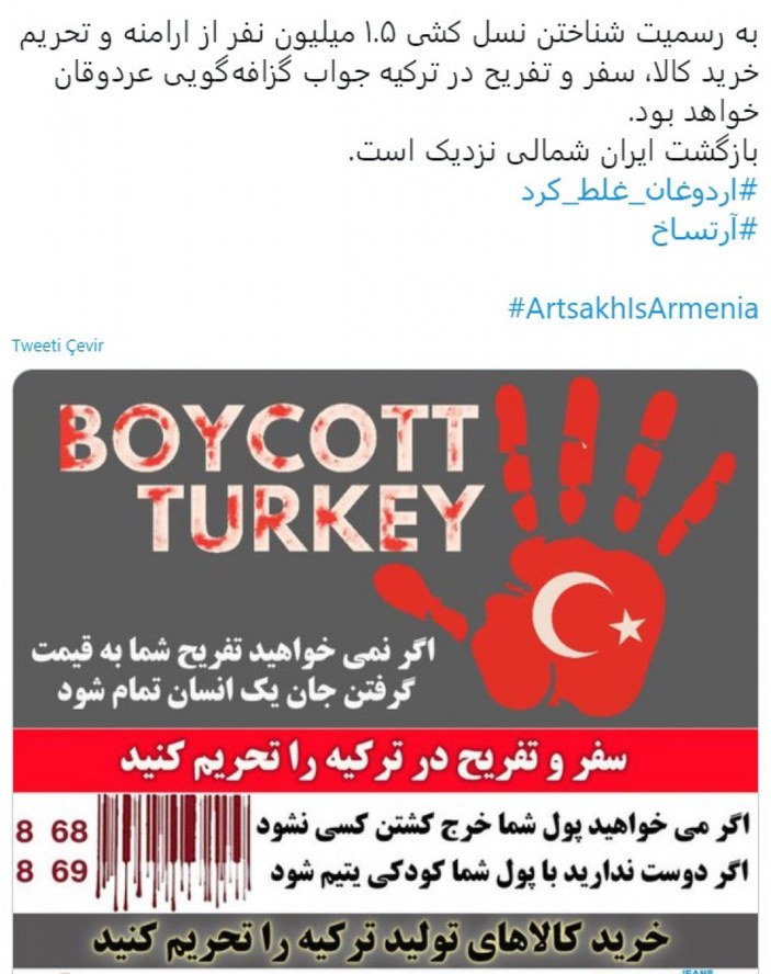 İran'dan Türk mallarına boykot çağrısı