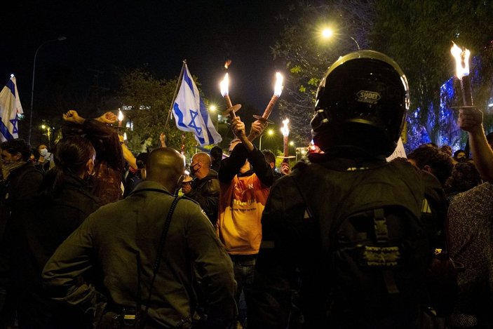 İsrail'de Netanyahu karşıtı gösteri