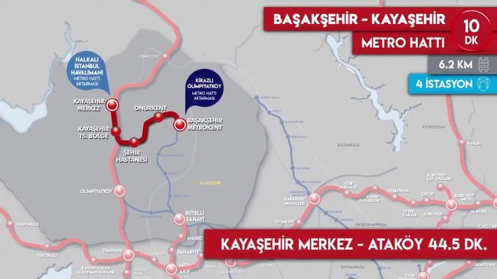 İstanbul'un 3 yeni metrosu için geri sayım