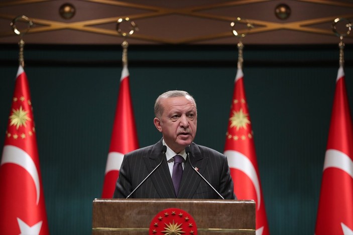 Cumhurbaşkanı Erdoğan: 31 Aralık'tan 4 Ocak'a kadar sokağa çıkma kısıtlaması olacak