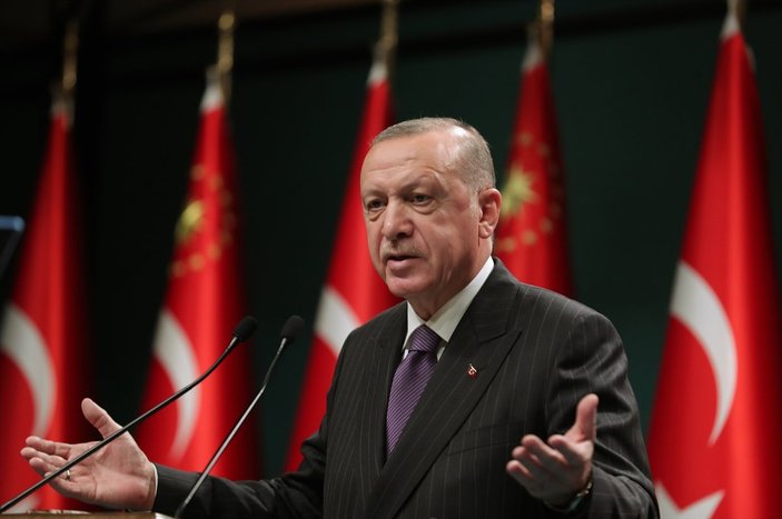 Cumhurbaşkanı Erdoğan'dan, kabine toplantısı sonrası önemli açıklamalar