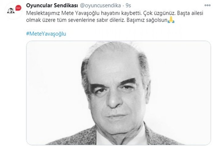 Mete Yavaşoğlu hayatını kaybetti