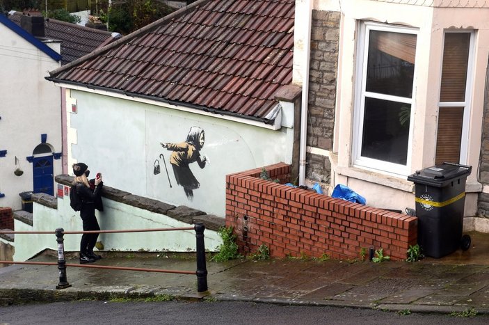 Banksy’nin çizim yaptığı evin fiyatı 17 kat arttı