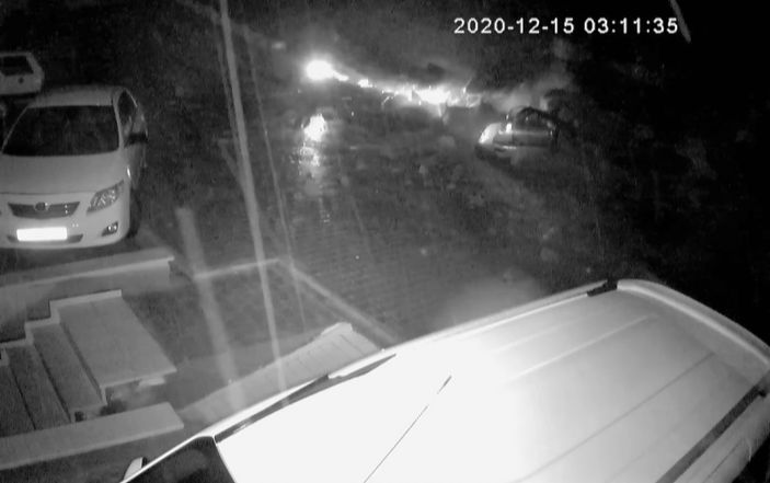 i Kahramanmaraş'ta istinat duvarı çöktü