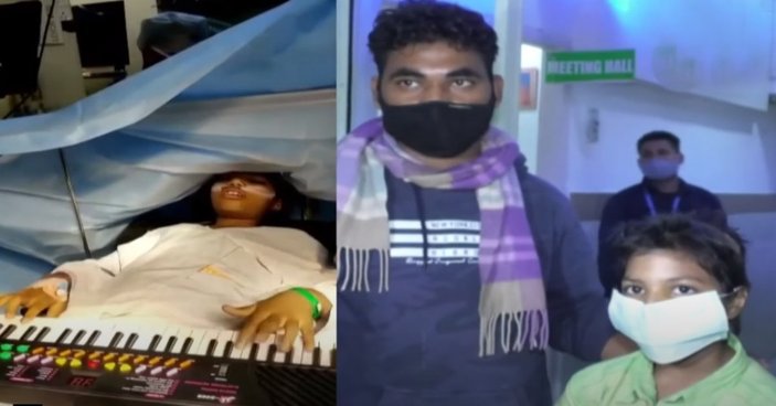 Hindistan'da 9 yaşındaki kız, beyin ameliyatında piyano çaldı