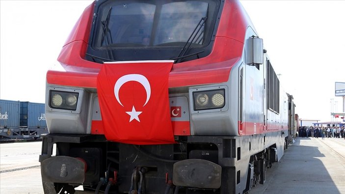 İstanbul'dan törenle uğurlanan ilk ihracat treni Çin'e ulaştı