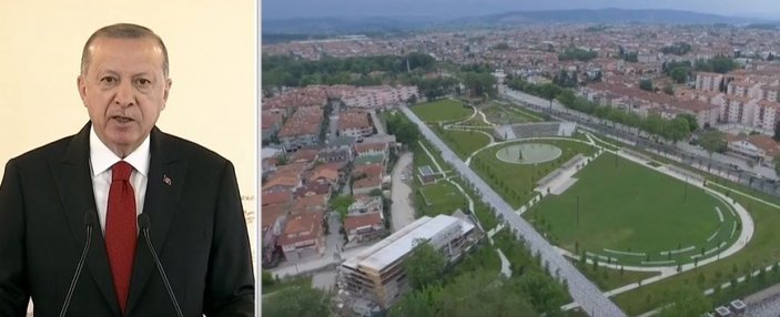 Cumhurbaşkanı Erdoğan, Kağıthane Meydanı açılış törenine katıldı