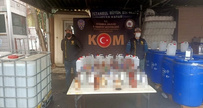 İstanbul merkezli 9 ilde sahte içki operasyonu