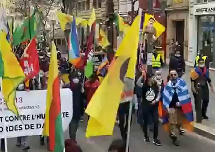 Fransa'da Türkiye karşıtı protesto