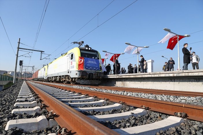 Çin ihracat treni, kesintisiz yolculuğunu tamamladı