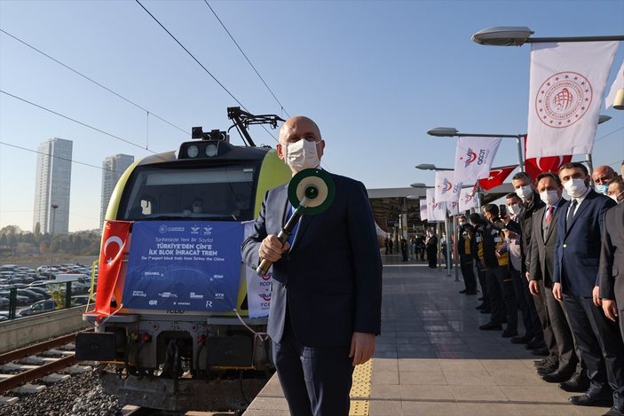 Çin ihracat treni, kesintisiz yolculuğunu tamamladı