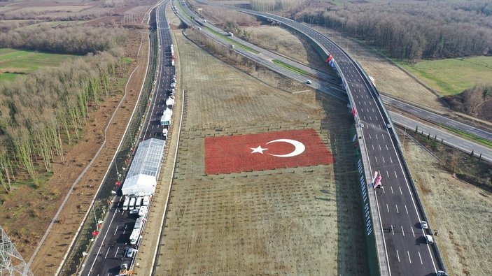 Cumhurbaşkanı Erdoğan, Kuzey Marmara Otoyolu'nun açılışına katıldı