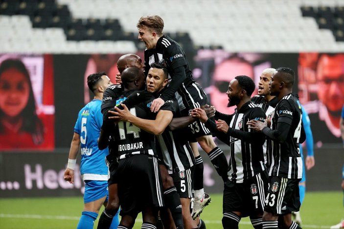 Beşiktaş evinde Erzurumspor'u 4 golle devirdi