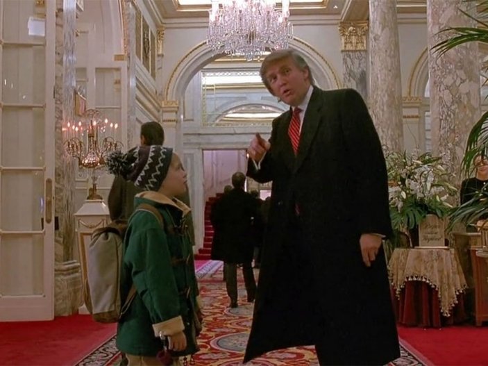 Donald Trump, 'Evde Tek Başına 2' filminde zorla kadraja girdi