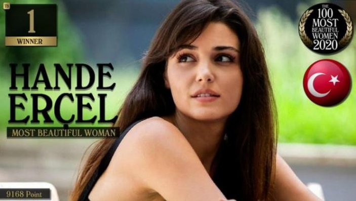 Hande Erçel, dünyanın en güzel kadını seçildi
