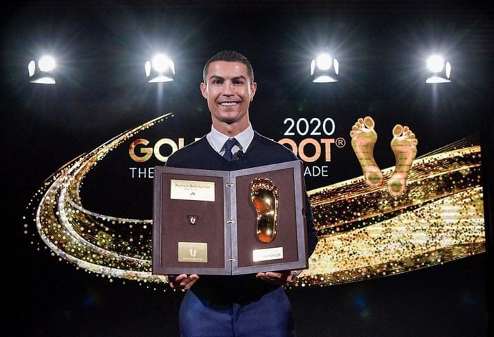 Ronaldo'nun ayak izi ölümsüzleşti