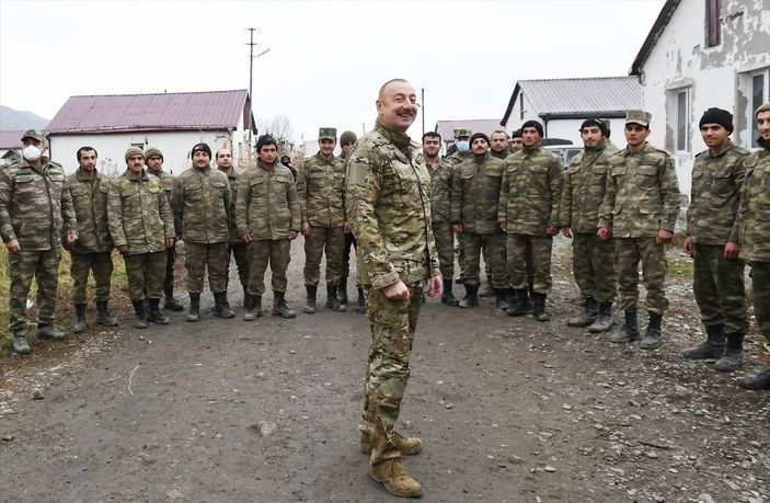 a Aliyev'den Gubadlı'ya ziyaret