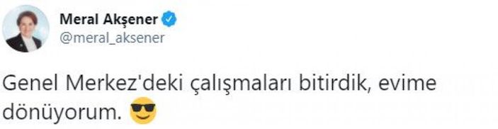 Meral Akşener'den Devlet Bahçeli'nin çağrısına yanıt: Evime dönüyorum