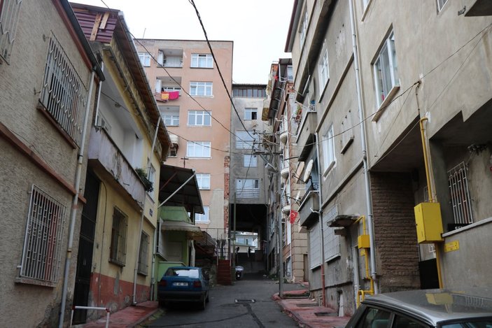 Samsun'daki bu apartman görenleri şaşkına çeviriyor