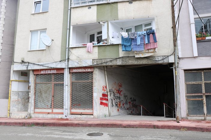 Samsun'daki bu apartman görenleri şaşkına çeviriyor