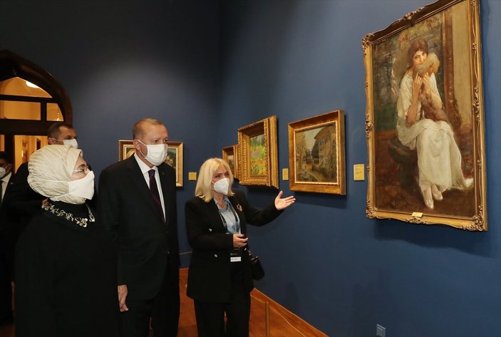 Cumhurbaşkanı Erdoğan, Ankara Devlet Resim ve Heykel Müzesi'ni açtı