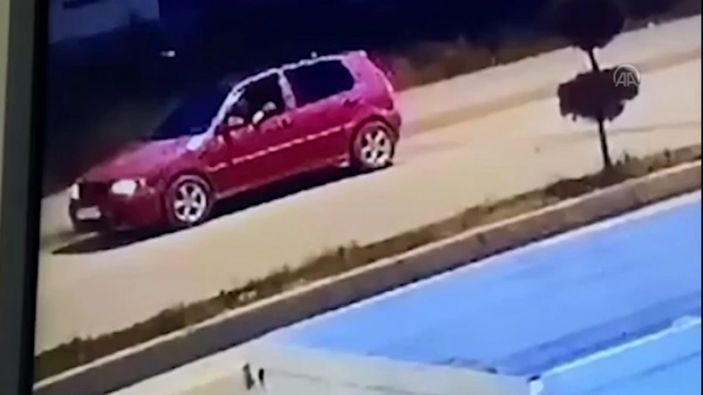 Bolu'da arızalanan aracın motoru patladı