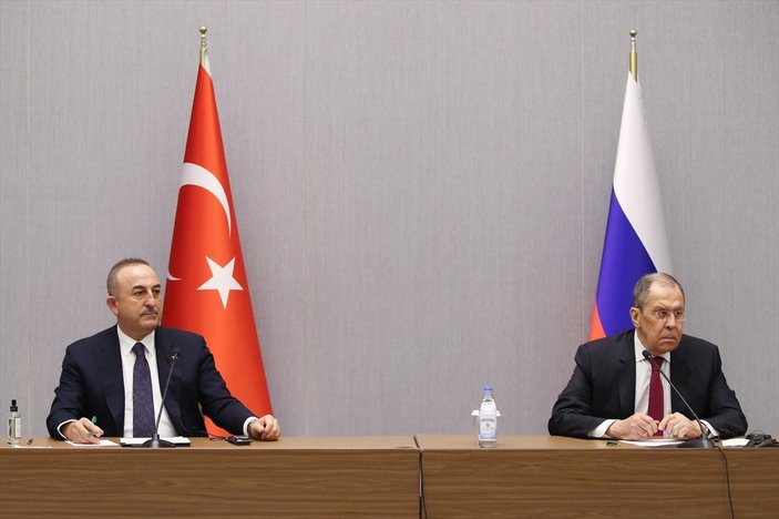 Dışişleri Bakanı Mevlüt Çavuşoğlu Rusya'da