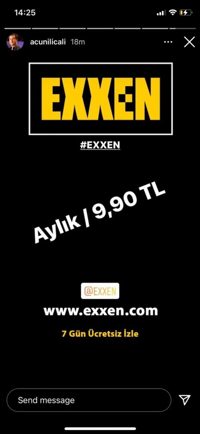 Exxen ücretli mi olacak? Exxen TV abonelik ücreti ne kadar?
