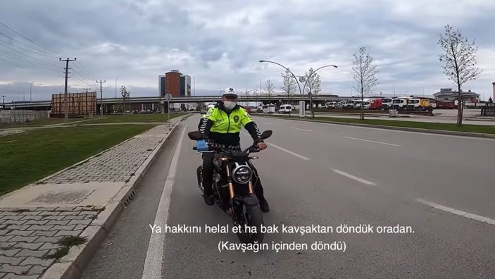 Samsun polis motosiklet