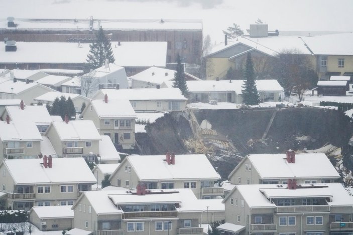 Norveç'teki heyelanda 10 kişiden haber alınamıyor