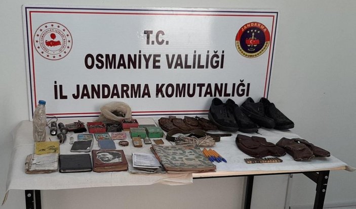 Osmaniye’de PKK’ya ait sığınakta ele geçirilen patlayıcılar imha edildi
