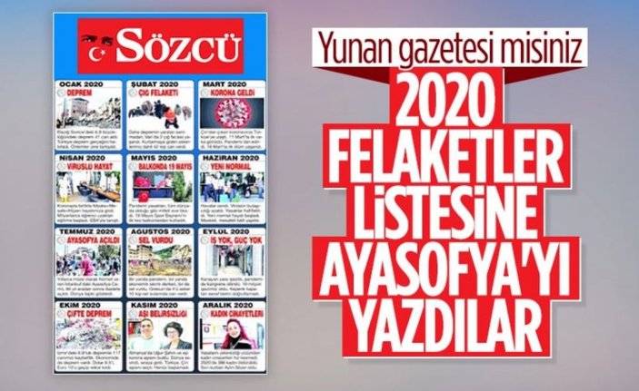 Cumhurbaşkanı Erdoğan'dan, Sözcü'nün Ayasofya haberine tepki