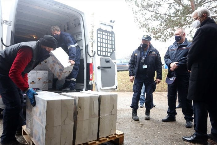 Türkiye'nin yardım malzemeleri, depremin vurduğu Hırvatistan’a ulaştı