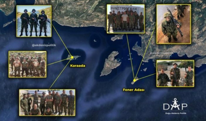 Yunanistan Genelkurmay Başkanı, Türkiye'den görünen adalara çıktı
