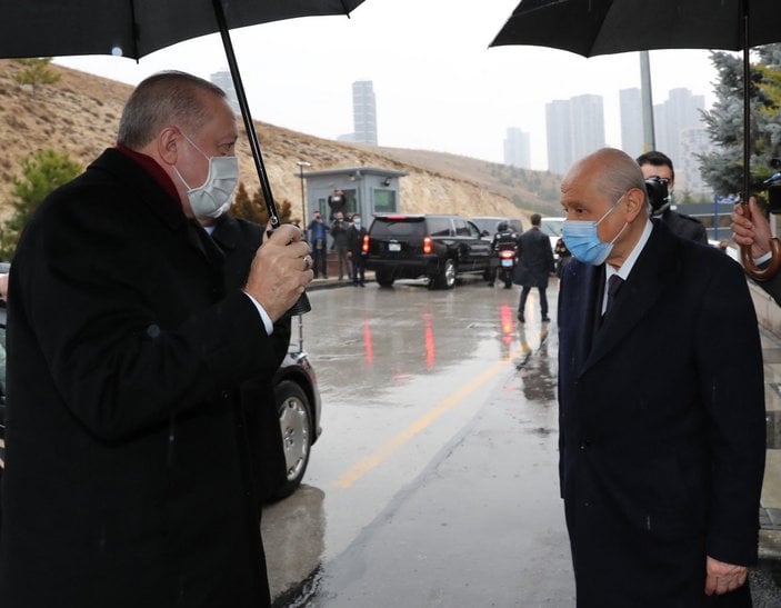 Cumhurbaşkanı Erdoğan'dan Devlet Bahçeli'ye: Rahmetle geldik