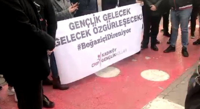 Kadıköy'de Boğaziçi Üniversitesi eylemi