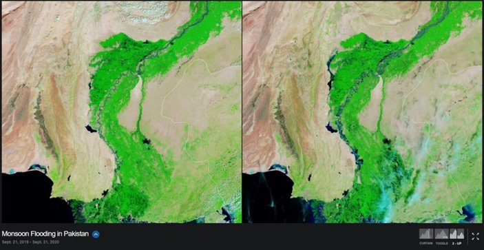 NASA, iklim değişikliğini fotoğrafladı