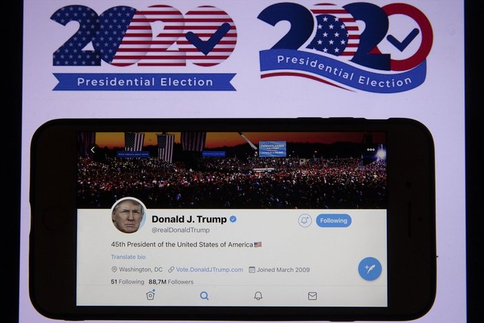 Trump'ın Twitter hesabı 12 saatliğine askıya alındı