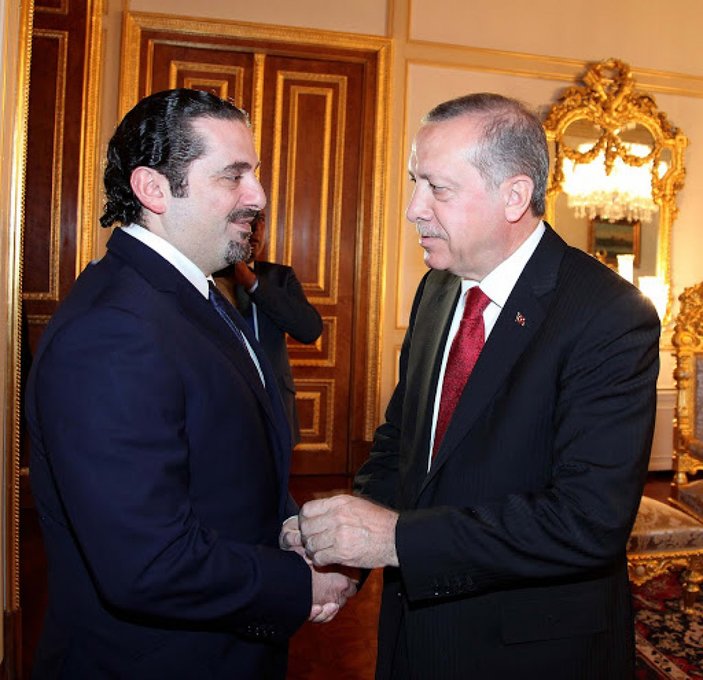 Erdoğan, Lübnan'da yeni hükümeti kuracak olan Hariri'yle görüştü