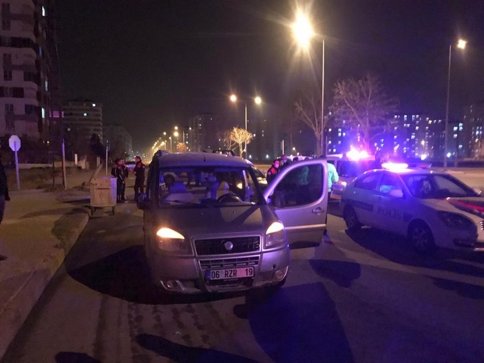 Kayseri'de polisin dur ihtarına uymayan sürücü 30 dakika boyunca kaçtı