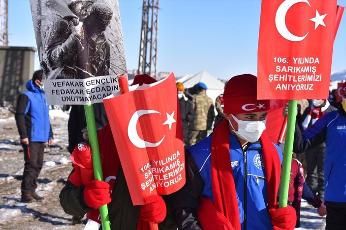 Sarıkamış Harekatı'nın 106. yılı anma töreni yapıldı