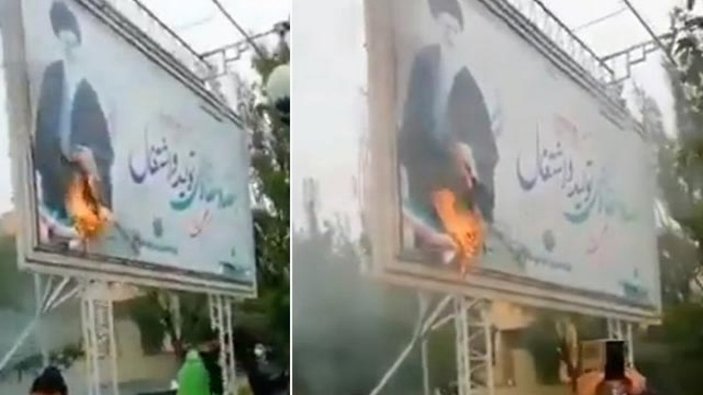 İran benzin protesto