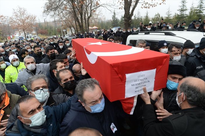 Malatya şehidini uğurladı