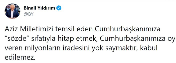 Kılıçdaroğlu'nun, 'sözde cumhurbaşkanı' sözü, büyük tepki topladı