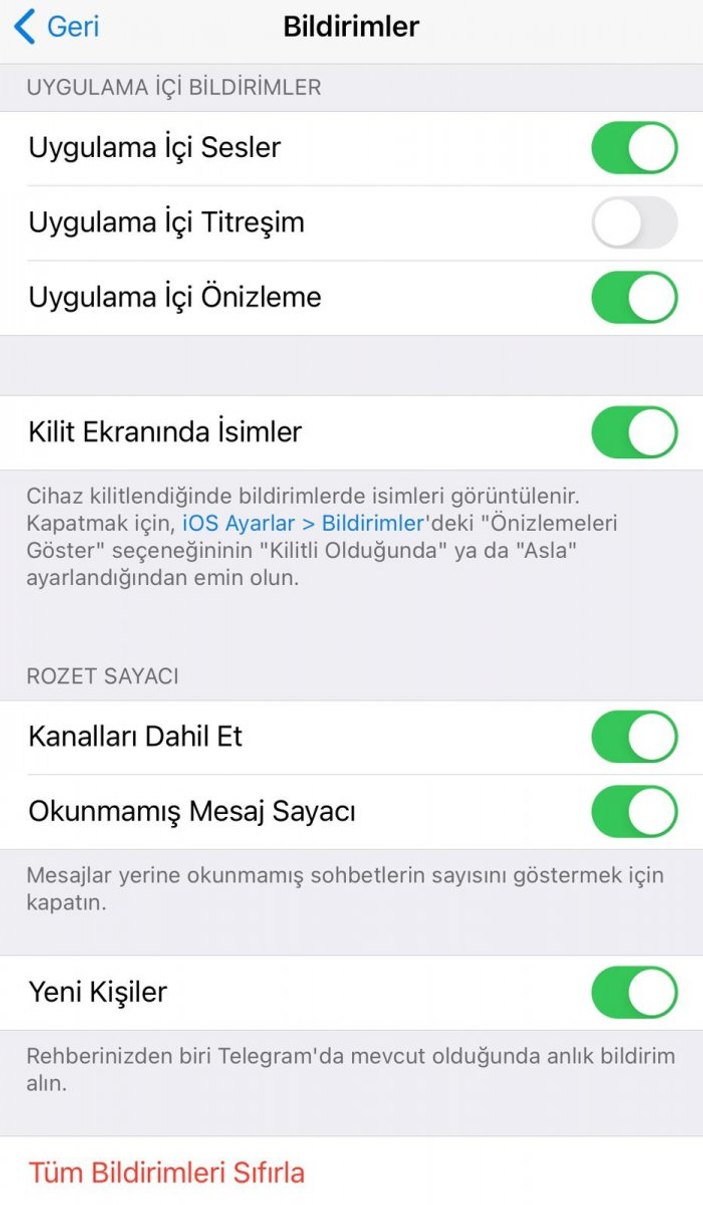 Telegram bildirimleri nasıl kapatılır? Telegram'a katıldı bildirimi nasıl engellenir?