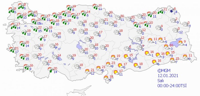 İstanbul için yağmur uyarısı