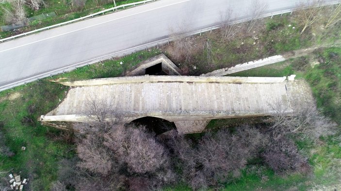 Edirne’deki Kazan Köprüsü, gün yüzüne çıkarıldı
