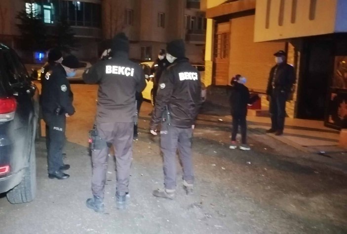 Aksaray'da mahalleliden polise sürpriz