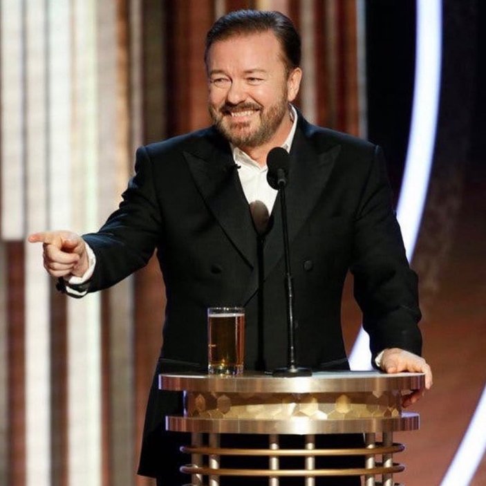 Ricky Gervais: Bedenimi hayvanlar yesin