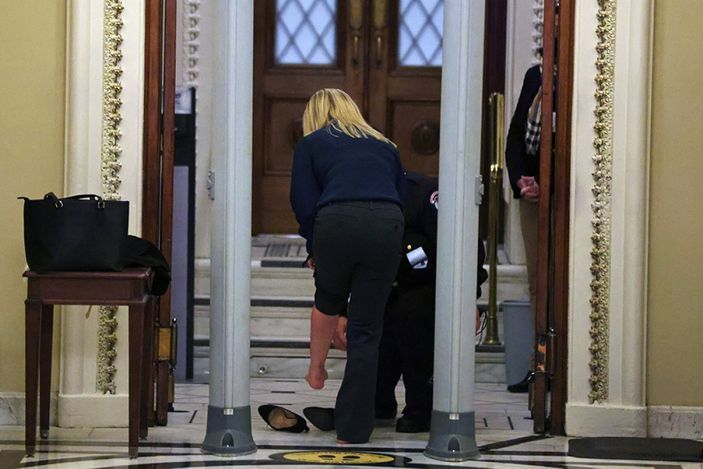 r ABD Kongre binasında üst düzey güvenlik